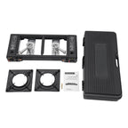 2 Burners-- Portable Camping Stove,     2.5KW Auto Ignition
Butane/LPG Gas  w/Baking Tray+Carrying Case for RV Outdoor Picnic BBQ