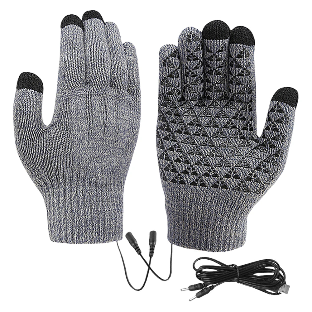 Winter Electric Heated Touch Screen Gloves 
for Outdoor Activities 
like Skiing ,Riding ,Camping and Mountaineering