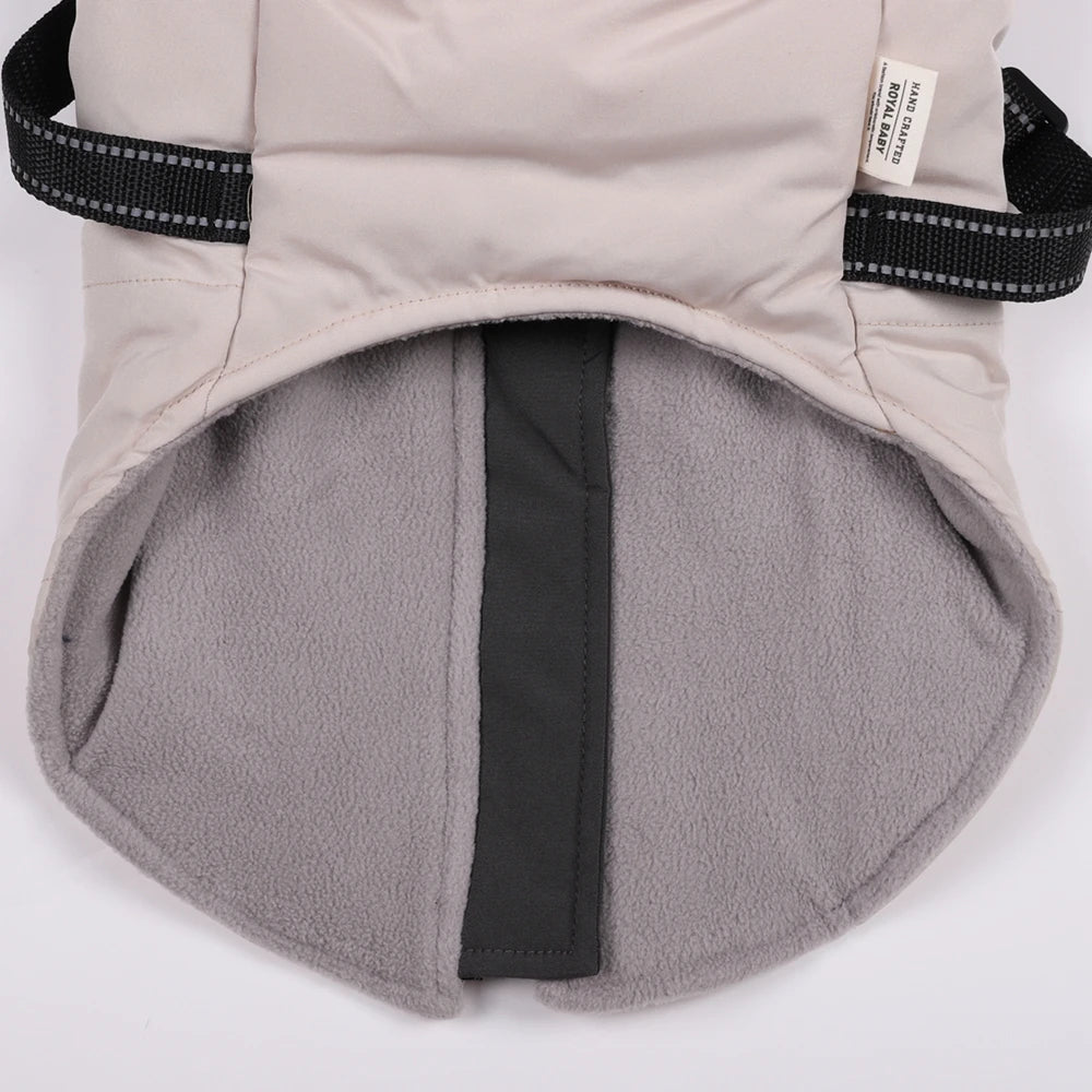 Winter Pet Dog Jacket With Harness 
Warm Dog Clothes For Labrador
 Waterproof Big Dog Coat ,Chihuahua ,French Bulldog Outfits
