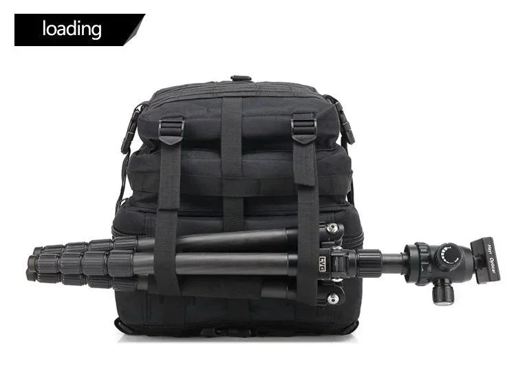 45L Man Tactical Backpacks Traveling  Outdoor 3P School Pack EDC Molle Pack