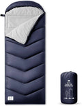 0 Degree XXL Winter Sleeping Bags for Adults Cold Weather,Camping Sleeping Bag for Kids with Compression Sack,4 Season Camping