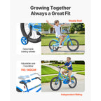 SucceBuy 14/16/18in Kids Bike BMX Style Children 
Bicycle with Training Wheels Toddler Bike for Boys & Girls Learning to Ride