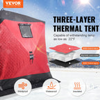 SucceBuy Portable Ice Shelter Insulated
Pop-Up Ice Tent with Carrying Bag