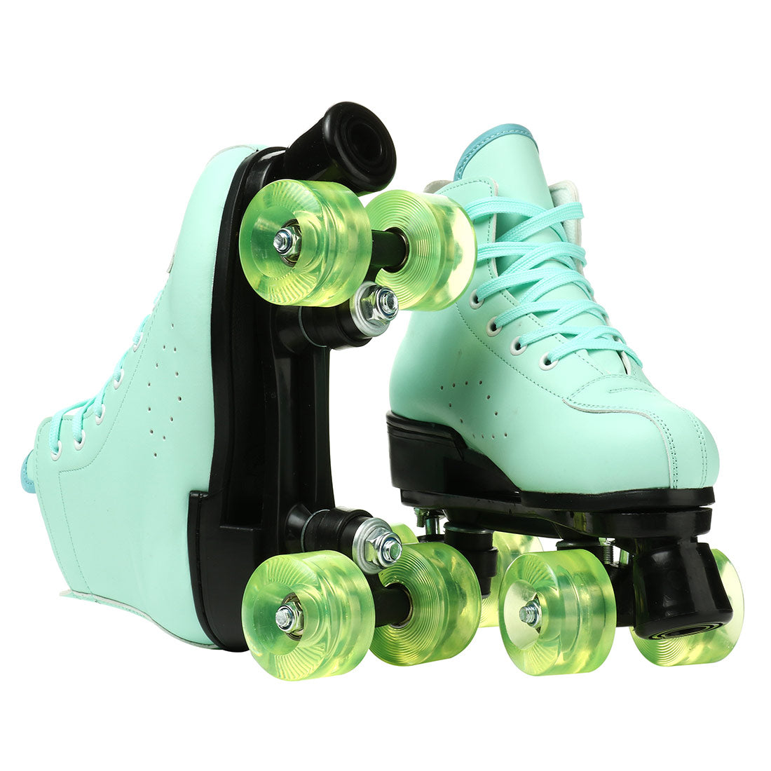 2025 Double-Row Roller Skate Shoes  
4 Wheels Skates For Women Men Outdoor Sport Skating Training Quad Sneakers Size 34 35 36-45