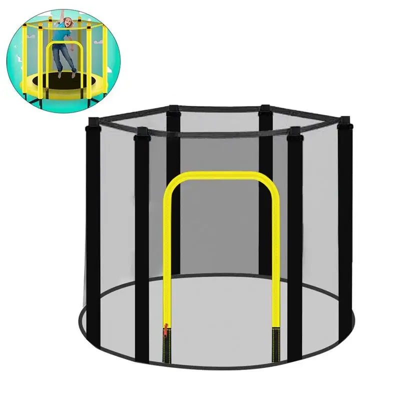 Trampoline Safety Net UV-Resistant Garden  Replacement For 1.2M/1.4M/1.5M 6 Pole Trampolines .  this is Only Protective Net