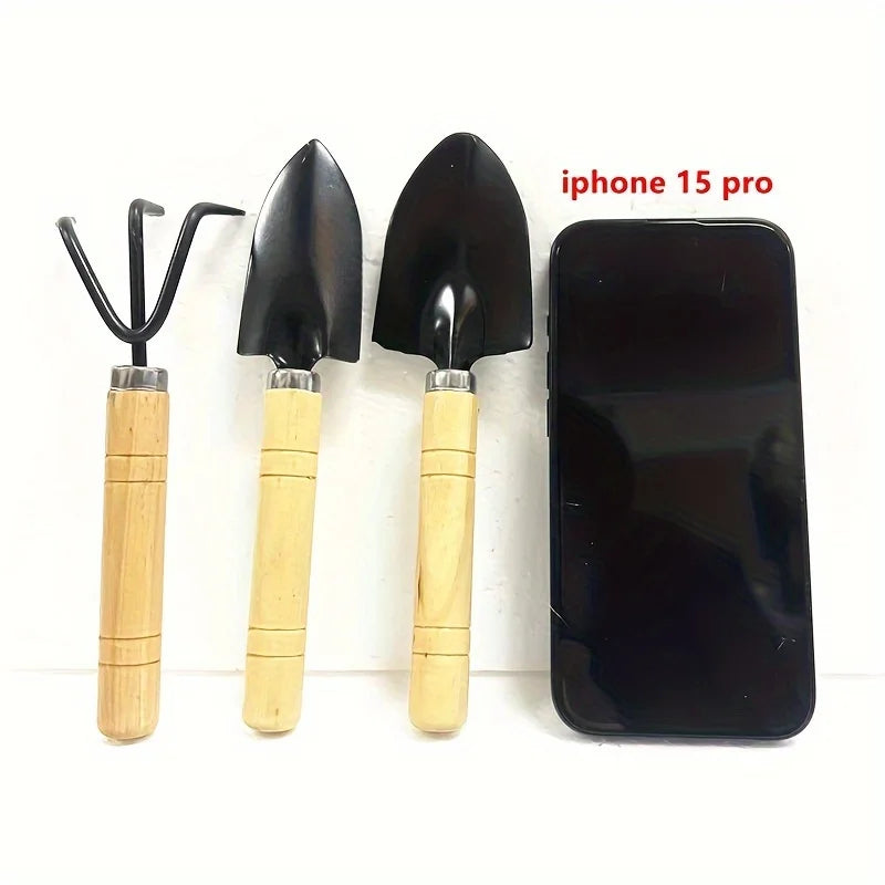3pcs/set, Garden Tool Set Rake Tip 
Shovel Large Gardening
Mini Succulent Plant Loose Soil Flower Shovel