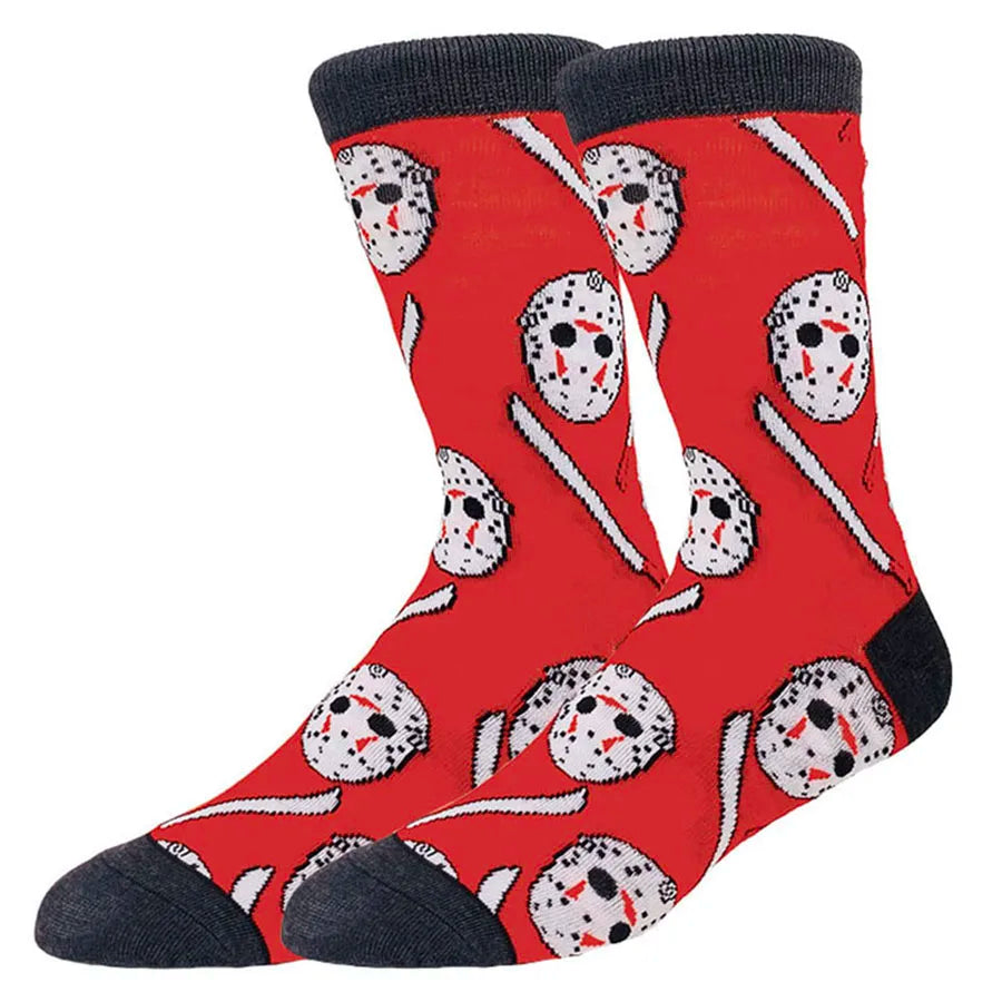10Pairs 
Unisex Cartoon Anime Socks
Christmas , Halloween Skull,  Hip Hop,  Street Fashion  Novelty Funny ,Casual Crew.