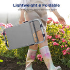 Foldable Garden Kneeler Seat with Detachable Pad, 
Portable Bench Chair and Tool Bag for Gardening Gifts