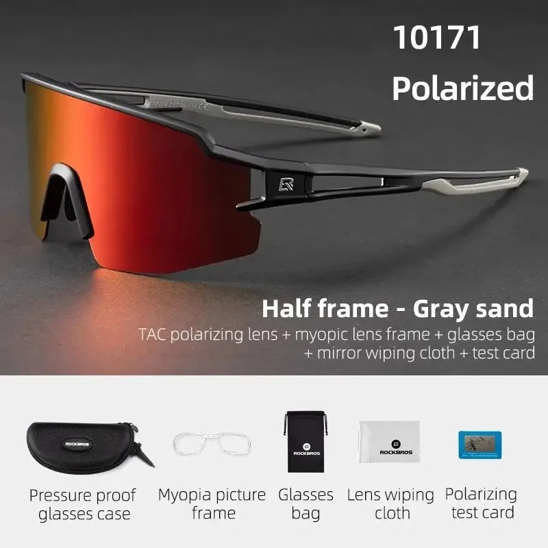 ROCKBROS Cycling Glasses Photo chromic Eye  Windproof Sport glasses