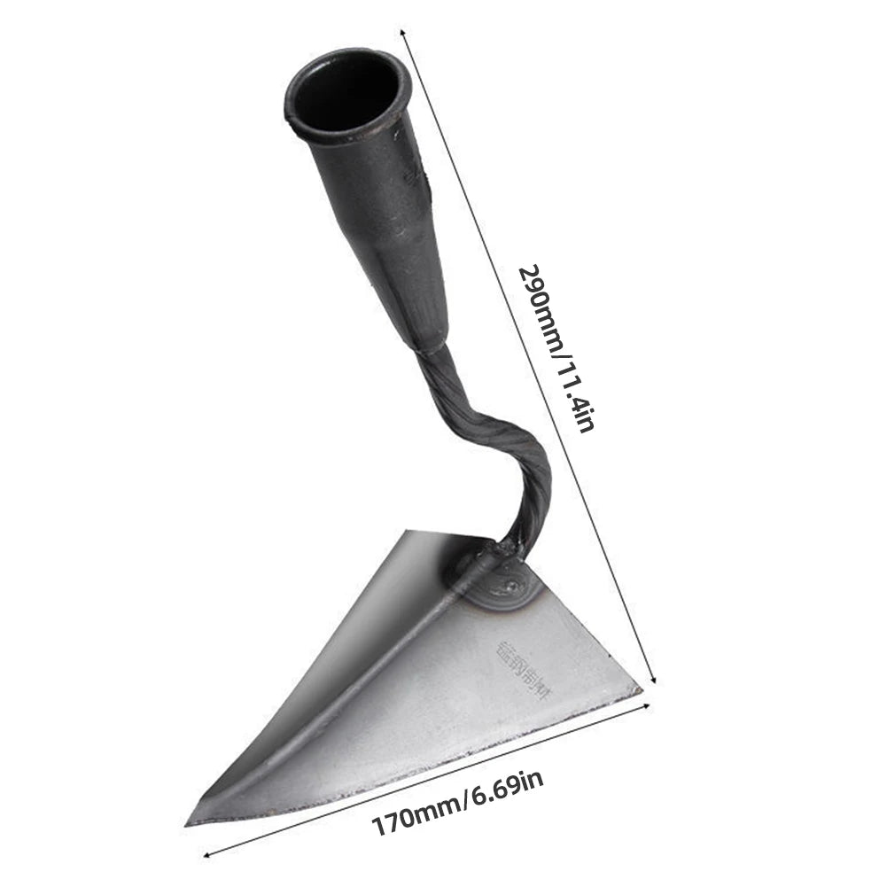 Small Tip Hoe Triangle Agricultural Land Turning Loose
 Soil Hoe Hand Plow/Manual Plough Rake Hoe Agricultural Farming Equipment