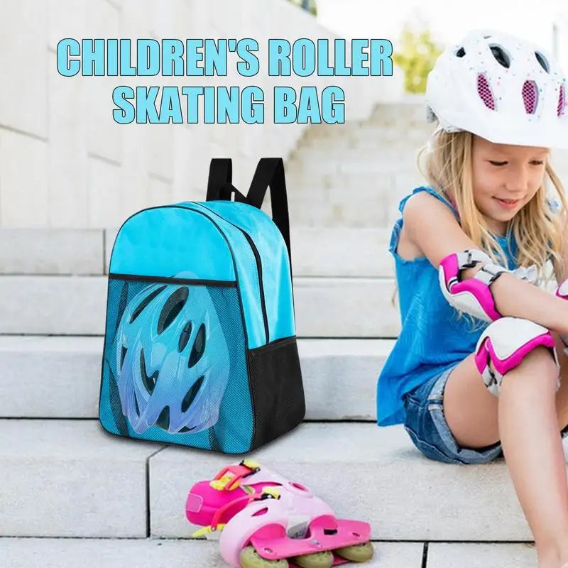 Roller Skates Backpack Compartmented
Comfortable, Portable ,  Waterproof - Skate Case 
 Multi-functional Sports Backpack For Knee pads