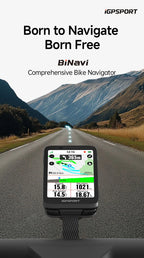 iGPSPORT Bicycle GPS Computer BiNavi Touchscreen
Map Navigation 35 Hours Battery Life  Waterproof Route Planning