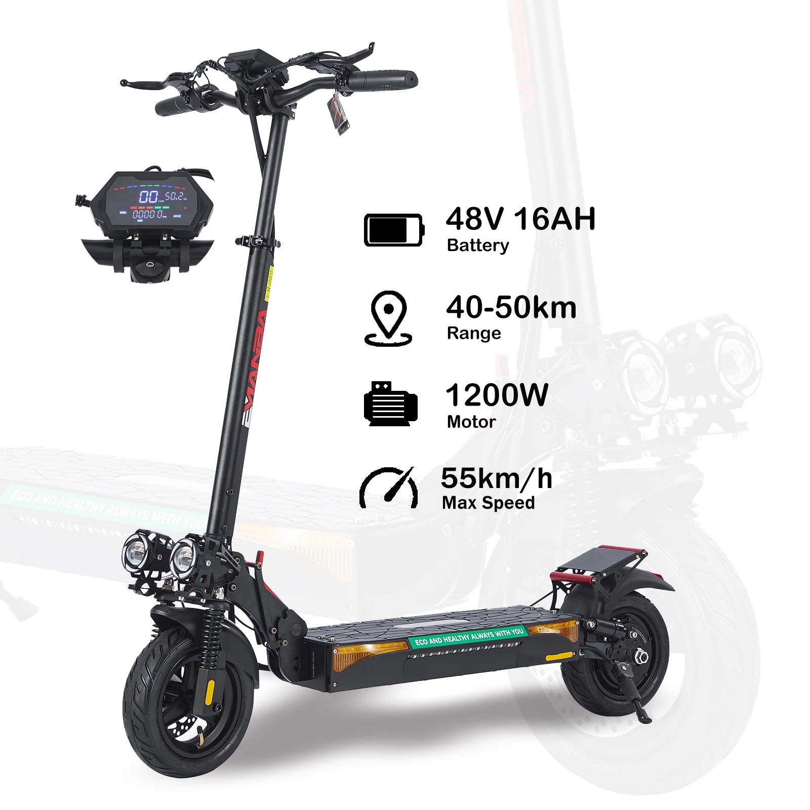 EU US USA Warehouse Foldable 2 Wheel Portable Mobility Electric Scooter 800w For Adult