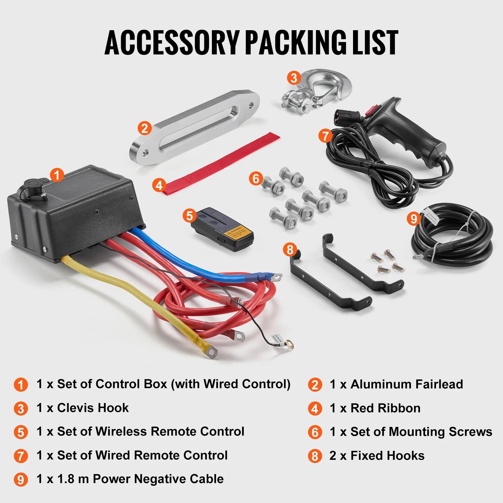 SucceBuy 13500lbs Electric Winch 
Car, Truck  with 80ft Synthetic Rope 
Wireless & Wired Remote Control for Towing Off-Road