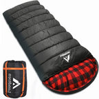 Adults Extra Large 0 Degree Sleeping Bags for Cold Weather Camping, 
Winter Use Below Zero, 20-15 Flannel, 
Big and Tall XXL
