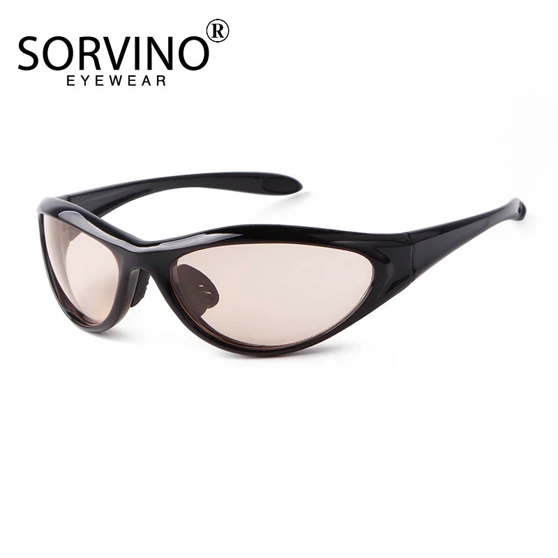 SORVINO Y2K Sunglasses Summer Spicy Girl Outdoor Bicycle Cycling Sports Sun Glasses Women Vintage Shades Fashion Punk Eyewear