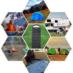 Portable Multi-USB Heating Pads for Sleeping Bags, 
Powered by Battery Bank or USB Supply, 5-Piece Set, Ideal for Cold Weather