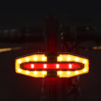 Rechargeable Bicycle Rear Light with Turn Signals .
Warning Bike Lights 
Wireless Remote Control           Bike Rear Light for Night Riding