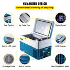 Succebuy 12V Portable Refrigerator, 
App Control(-4℉~68℉) Car  Electric Compressor Cooler