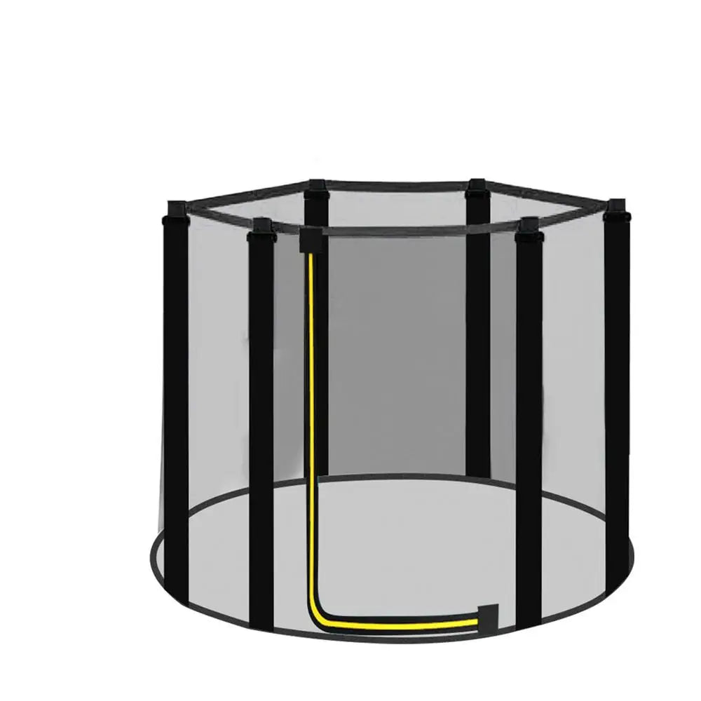 Trampoline Safety Net UV-Resistant Garden  Replacement For 1.2M/1.4M/1.5M 6 Pole Trampolines .  this is Only Protective Net
