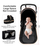 Stroller,Baby stroller,baby accessories,baby cars,Stroller 3 in 1,Convertible Bassinet Push,Light stroller,2 in 1 Baby Stroller,