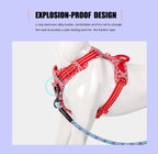 Truelove Pet Dog Harness Floral 
No Pull,      Cotton Fabric Breathable and Reflective Soft for Big ,Medium ,Small, Adjustable Vest