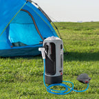 3 Gallon Pressure  push pump Style Camping Shower 
Portable , Picnic , Shower with Air Pump