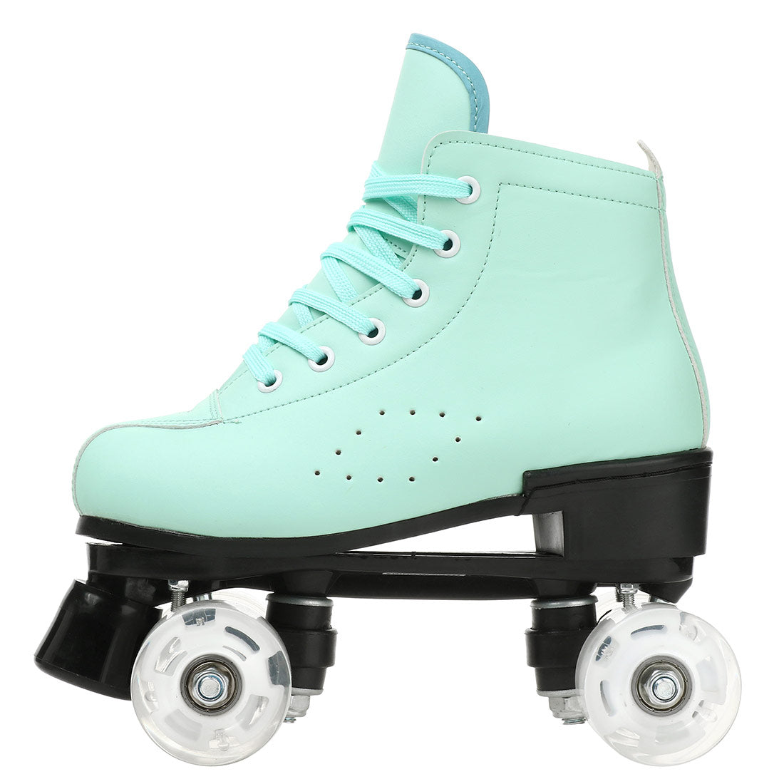 2025 Double-Row Roller Skate Shoes  
4 Wheels Skates For Women Men Outdoor Sport Skating Training Quad Sneakers Size 34 35 36-45