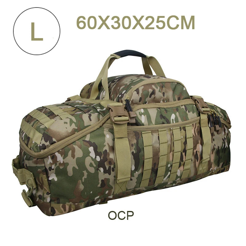 40L 60L 80L Waterproof Travel Bags Large Capacity  Men Duffel Bag