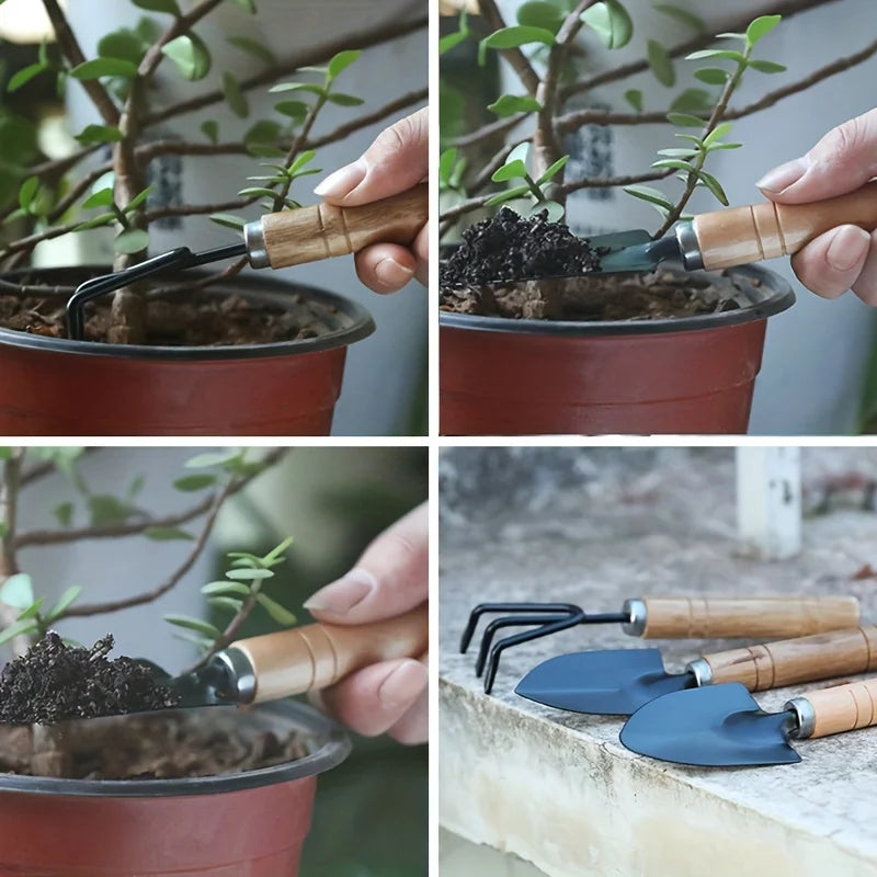 3pcs/set, Garden Tool Set Rake Tip 
Shovel Large Gardening
Mini Succulent Plant Loose Soil Flower Shovel