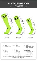 Socks Nylon-- Soccer Adult/  Kids  Towel  Bottom Breathable
 Knee High Training Long Stocking Sports Practical Mesh