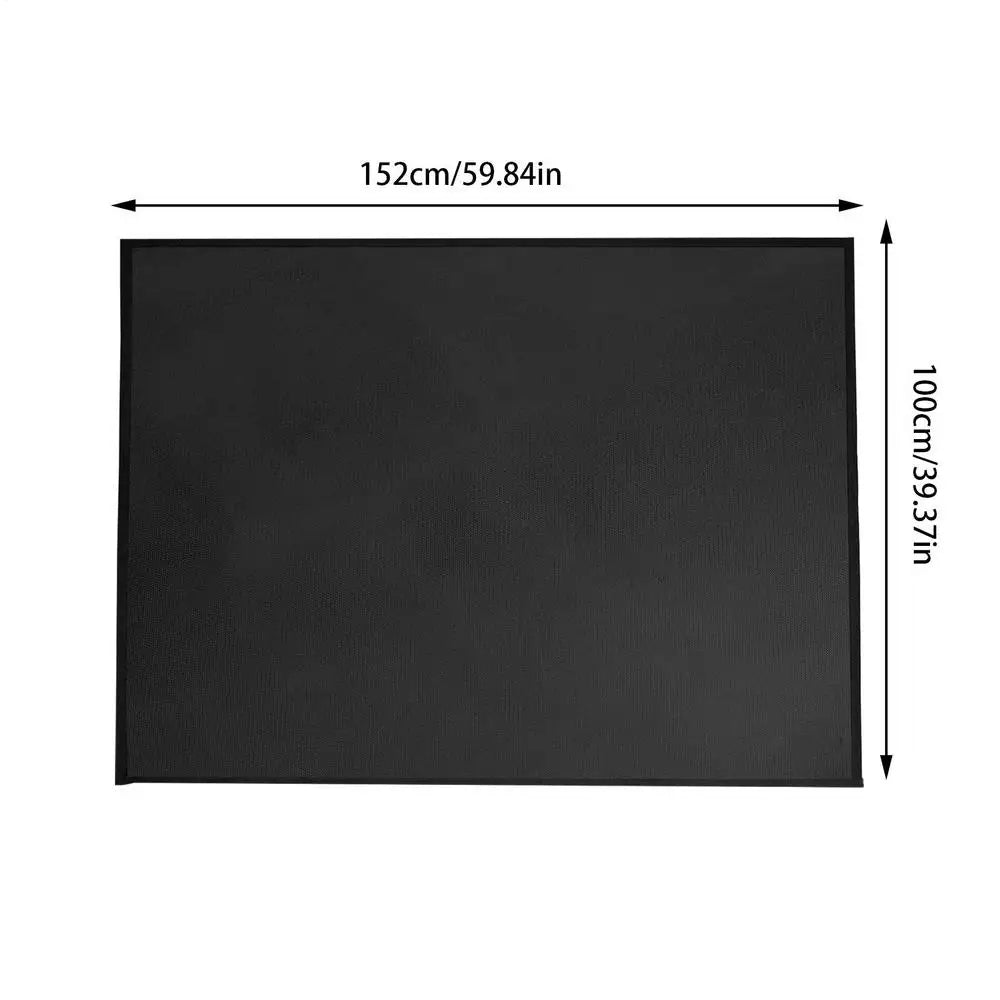 Under Grill Mats For Outdoor Grill Floor Protector Mat Fire Retardant Mat Oil-Proof Heat-Resistant Waterproof Design Good