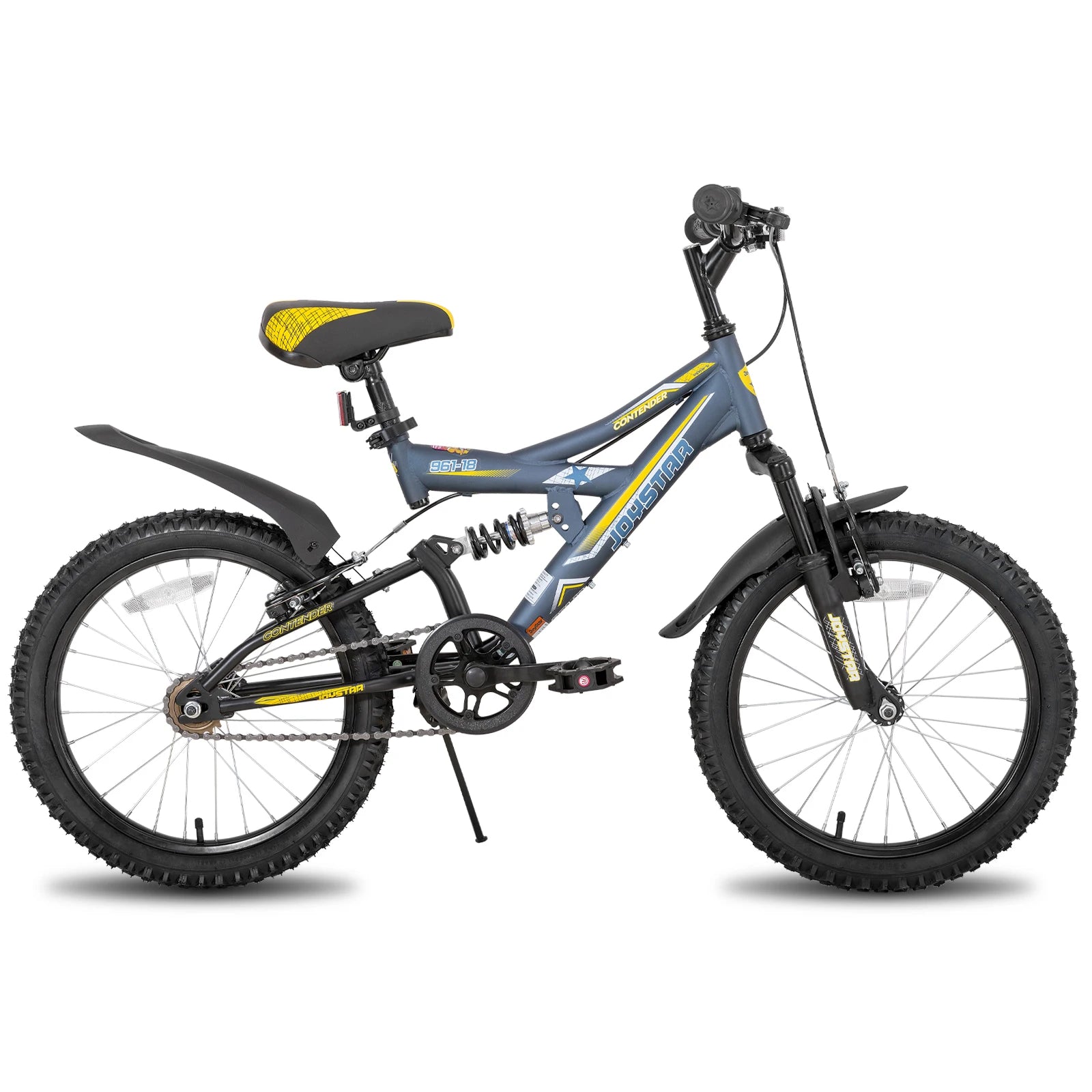 JOYSTAR 20 Inch Kids' Bike for Kids Ages 5-13 Years Old,
 Dual-Suspension Kids Mountain Bike