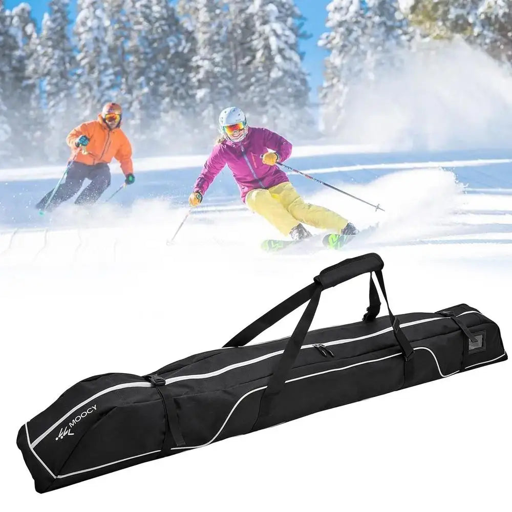 Ski Carrying Bag 600D Water-Resistant  With Top Handle Portable Skiing Container Tool For Board Bindings Boots