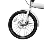 20 Inch Folding Bike 7 Speed Gears High Carbon Steel Frame Adjustable Seat Portable Bicycle for Adults