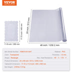 SucceBuy PVC Tablecloth Transparent Table Cloth 
1.5mm Waterproof Kitchen Oil-Proof 
Table Mat Plastic Soft Glass Protector Cover