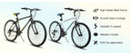 Hiland 24 26 inch Mountain Bike for Men Women, 21 Speeds 
High-Carbon Steel Frame, Sport Cycling MTB Bicycle for Adult