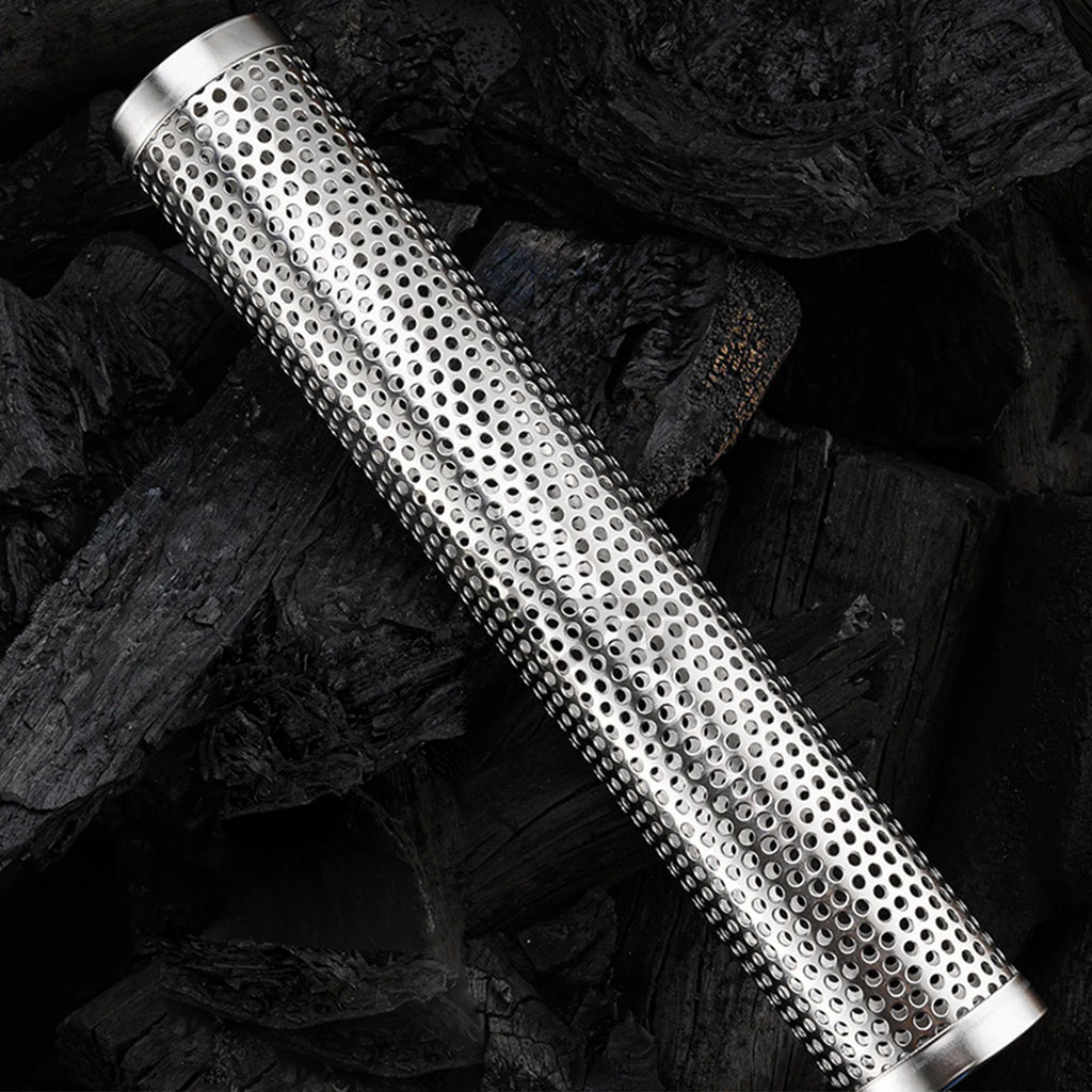 6/12in BBQ Grill Smoke Pipe High Temperature Resistant Round 
BBQ Wood Pellet Smoker 
Tube  Easy To Clean Barbecue Gadgets
