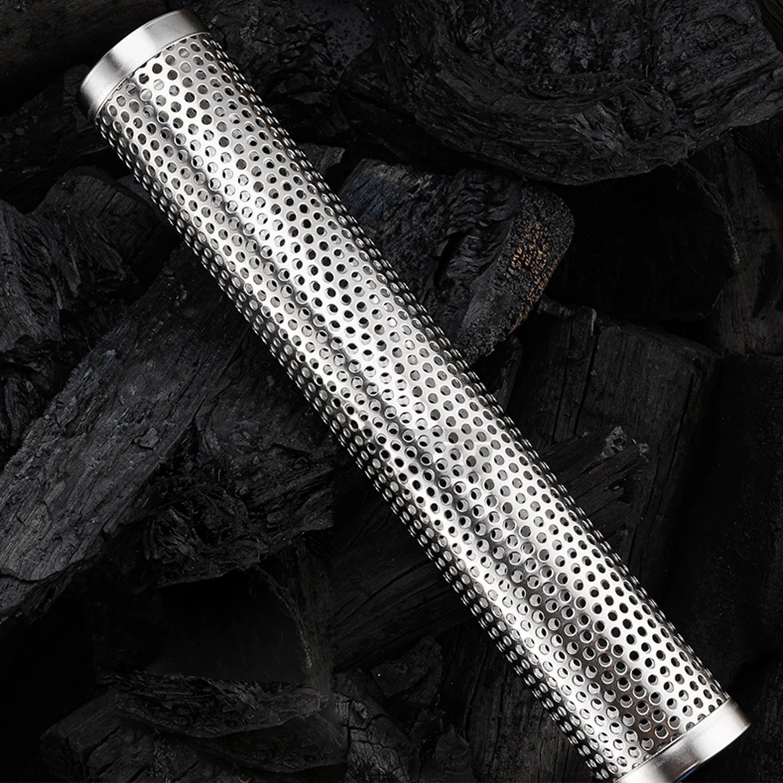 6/12in BBQ Grill Smoke Pipe High Temperature Resistant Round 
BBQ Wood Pellet Smoker 
Tube  Easy To Clean Barbecue Gadgets