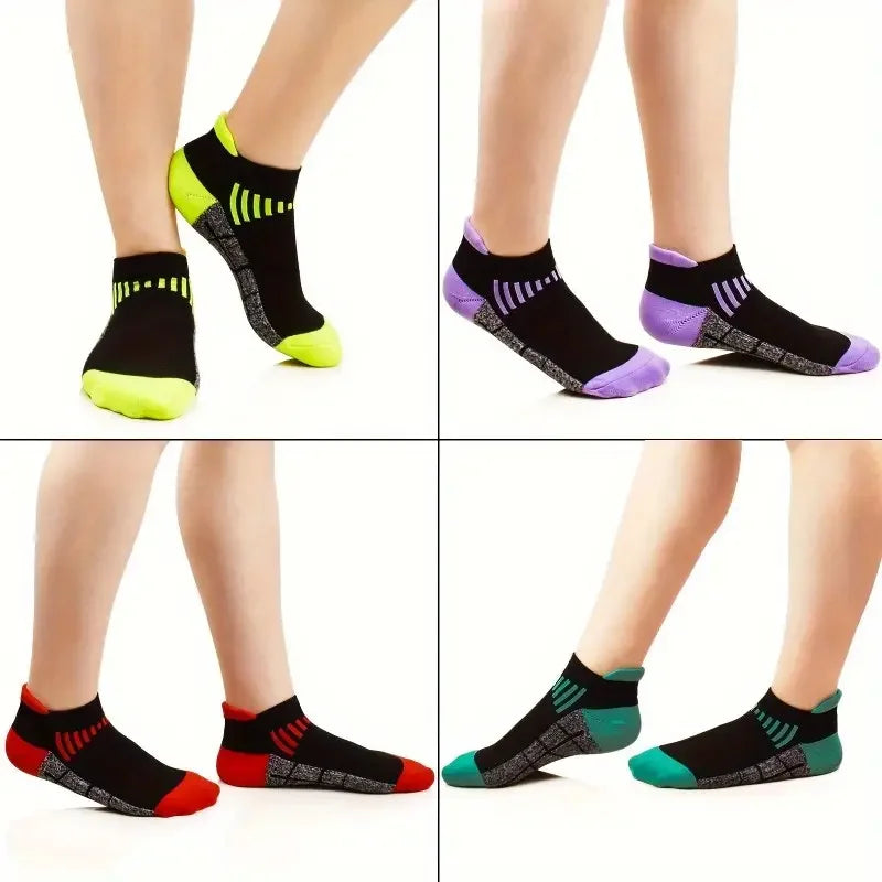6 Pairs of Women's Sports Compression Socks -
Low-top-- Breathable-- Moisture-wicking, 
Suitable for Running and Outdoor Sports