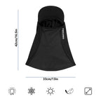 Sunscreen Face Cover Sun Hood Hat UV Protection Ice Silk Headgear For Men Women Cycling Climbing Running Motorcycle Helmets