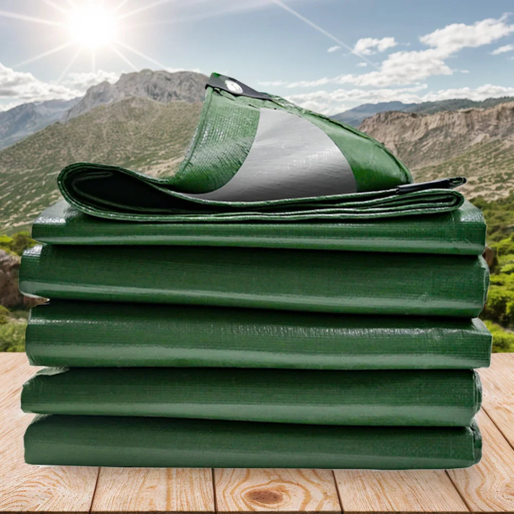 Multi Purpose Tarp Cover Waterproof Tarpaulin Sunscreen Multipurpose Protective Cover 6x10/10x13/13x16 Feet Heavy Duty Tarp