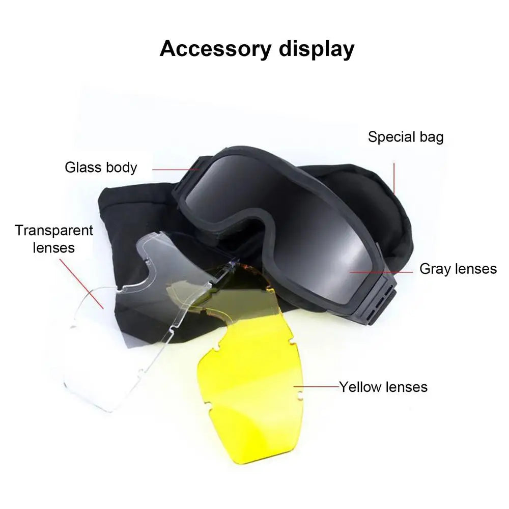 Motocross Goggles Windproof Biking Riding Goggles Anti-Fog Motorcycle Safety Goggles Professional Motocross Racing Goggles For