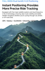 iGPSPORT Bicycle GPS Computer BiNavi Touchscreen
Map Navigation 35 Hours Battery Life  Waterproof Route Planning