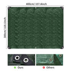 2/3/4/5M Waterproof Tarp Cover Thickened Heavy Duty Protective Cover Multipurpose Camping Tarpaulin for Emergency Rain Shelters