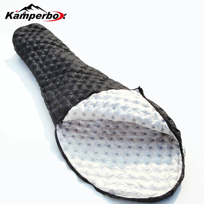 Kamperbox Down Sleeping Bag Camping 
3 Season  Lightweight  Bubble Air 2
