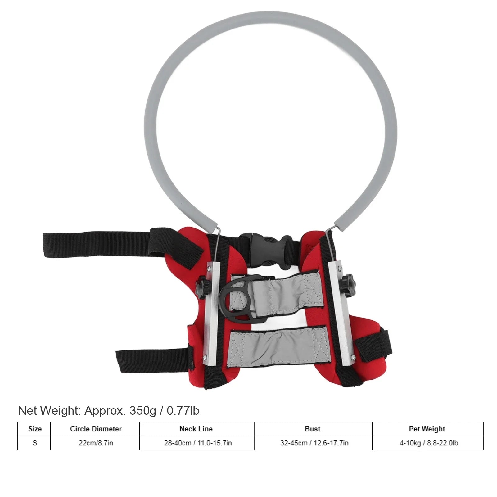Pet Blind Halo Practical Collision Avoidance
Lightweight Blind Halo Harness with Reflective Effect for Blind Dogs Cats Red S