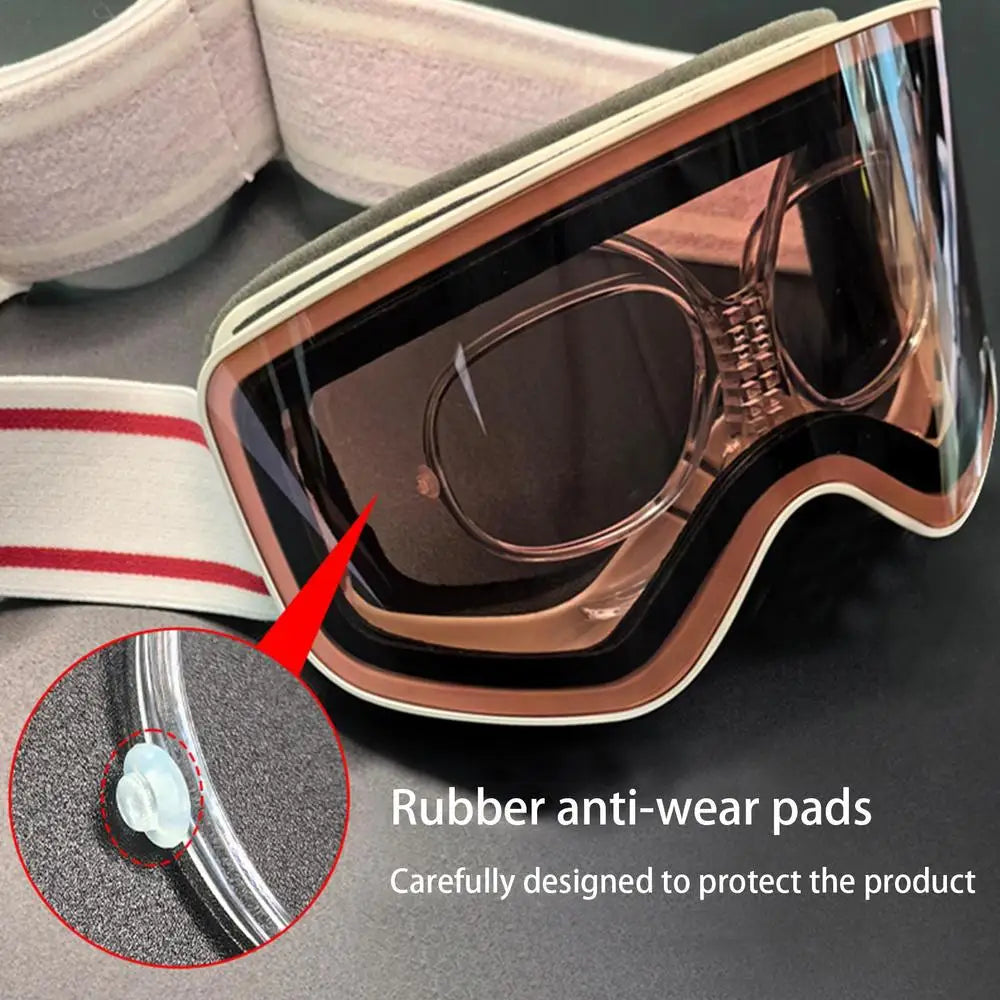 Prescription Ski Goggles Rx Insert Ski Goggles Insert Adapter Professional Transparent Flexible Bendable Goggles Accessories