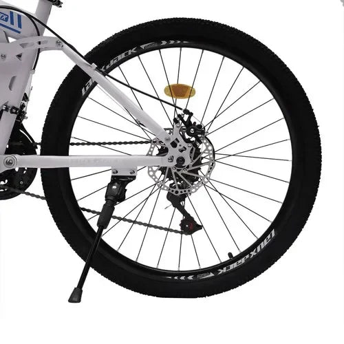 26" Foldable Mountain Bike for Men - 
21-Speed All-Terrain Commuter with Dual Disc Brakes
