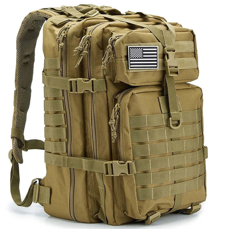 45L Man Tactical Backpacks Traveling  Outdoor 3P School Pack EDC Molle Pack